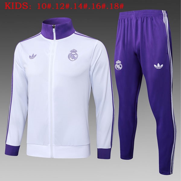 Ninos Chandal Real Madrid 2025-2026 Blanco 5